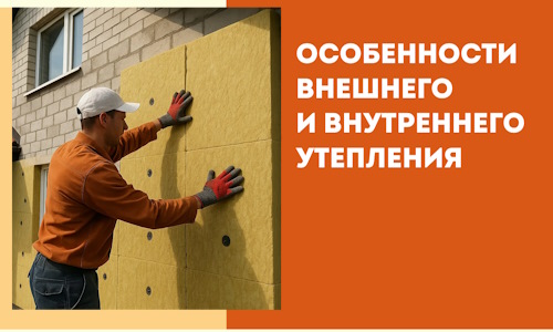 Какие особенности внешнего и внутреннего утепления в Красноуфимске