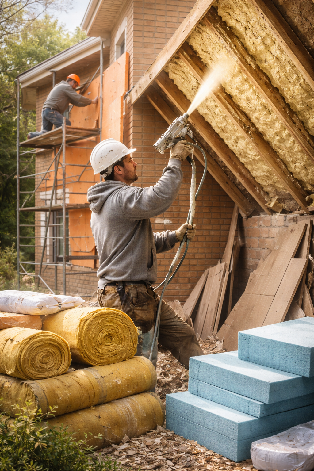 Утепление домов в Красноуфимске под ключ от 4266 руб/м2 | Профессионально — ТепломастерКрф