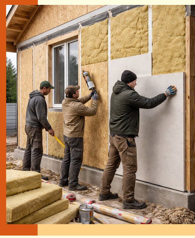 Профессиональное утепление дома из SIP-панелей в Красноуфимске