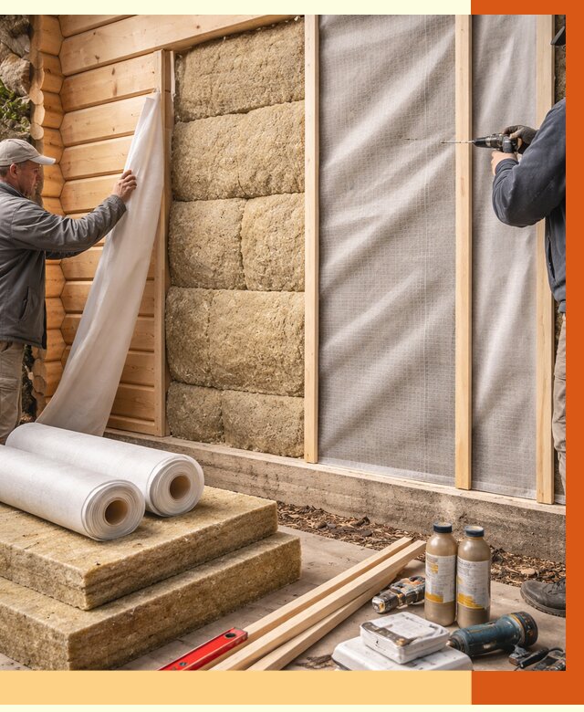 Утепление дома из минибруса в Красноуфимске от 4571 руб/м2 — заказать профессионально | ТепломастерКрф