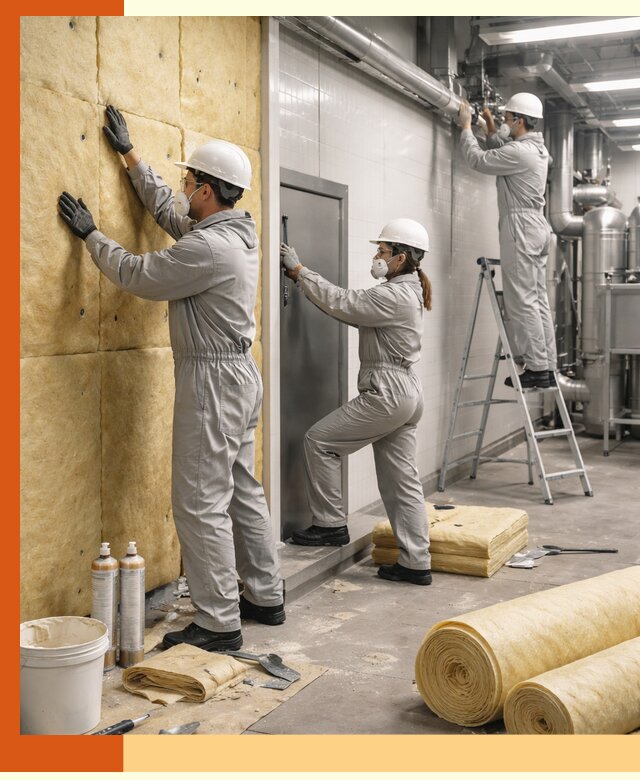 Утепление пищевого цеха под ключ в Красноуфимске