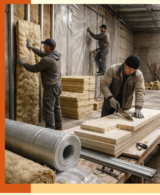 Утепление торгового склада в Красноуфимске с энергоэффективными решениями